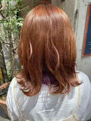 カラー おん眉美容師eMu✄ yuka‪🤍のヘアスタイル