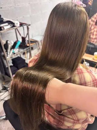 ロング 透明感ｶﾗｰ🫧 rico💗空き🈶のヘアスタイル