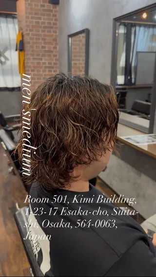 ミディアム 🔥江坂・メンズ特化 🔥光瑠のヘアスタイル
