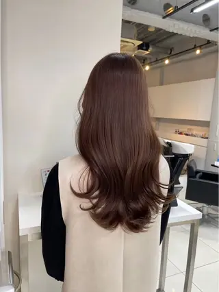 ロング カラー 無料カラーモデル募集 ALIVE髙橋賢世のヘアスタイル