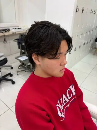 パーマ メンズ keany錦糸町 ハセベユウのヘアスタイル