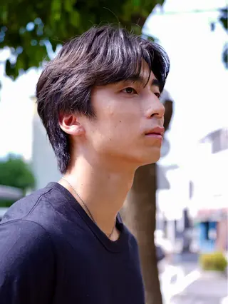 ショート パーマ メンズ 櫻田 愛奈のヘアスタイル