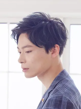 カラー パーマ Ash 店長 山下達也のヘアスタイル