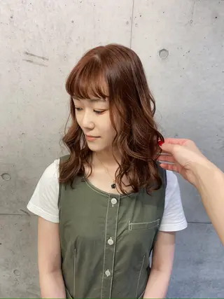 ミディアム カラー kaho🧸 / 大人styleのヘアスタイル