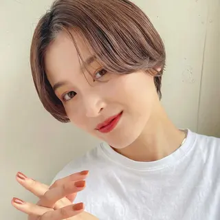 ショート カラー ✨👑お洒落ショート ❣️村上せいな✨のヘアスタイル