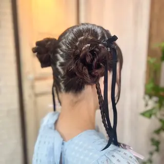 ロング ヘアアレンジ 1日中崩れない❤︎へ アメイク/SAORIのその他イメージ