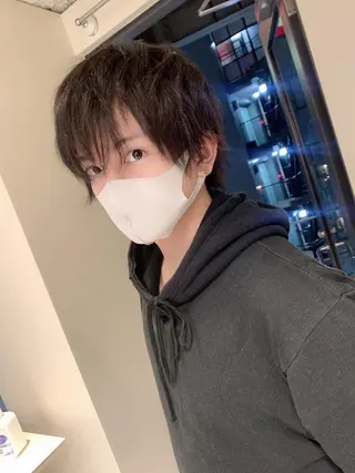 ショート メンズ縮毛矯正 細谷碧海のヘアスタイル