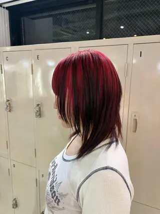 ミディアム カラー 🧤高明度ハイトーン 🧤莉音のヘアスタイル