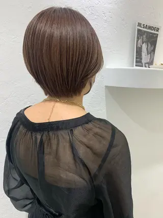 ショート ブリーチなしWカラー ／レイヤー🎀マリノのヘアスタイル