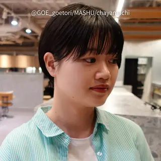 ショート 鳥越 一希のヘアスタイル