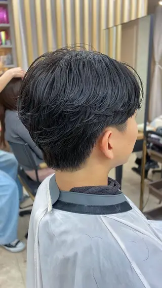 ショート パーマ メンズ 安藤幹人 メンズパーマのヘアスタイル
