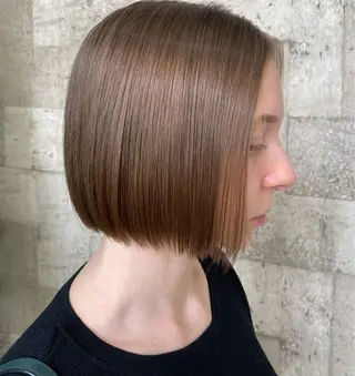 ショート 🫧レイナ 🫧 ツヤ髪/艶カラー🫧のヘアスタイル