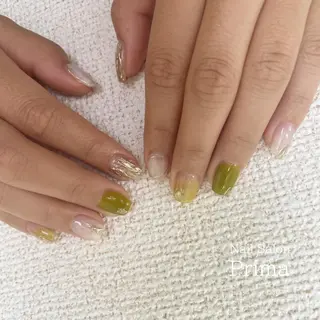ミディアム ネイル SalonPrima 西院Nail&Eyeのネイルデザイン