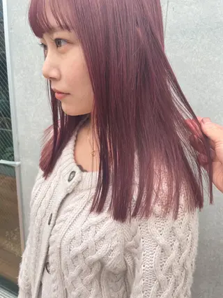 ミディアム カラー センスをお届けします 大谷将生infpのヘアスタイル