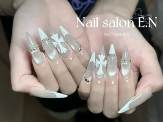 ネイル E.N🦋 長さ出し/持ち込みのネイルデザイン