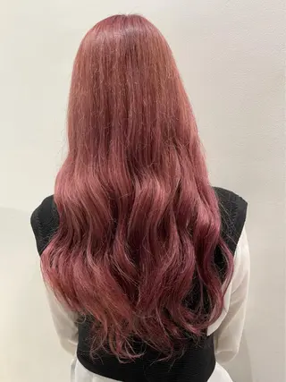 ロング カラー ヘアアレンジ 🐝岡本 柚葉🐝のヘアスタイル