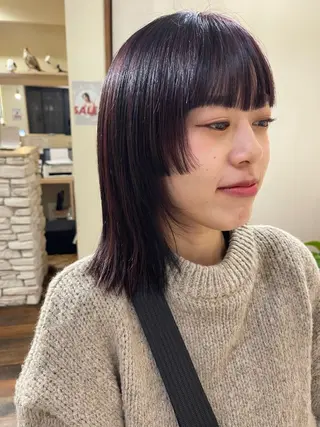 ミディアム 梶原 真帆のヘアスタイル