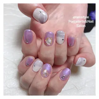 ショート ネイル 🐾enen style 🐾のネイルデザイン