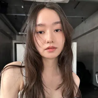 ロング カラー 前野 日奈のヘアスタイル