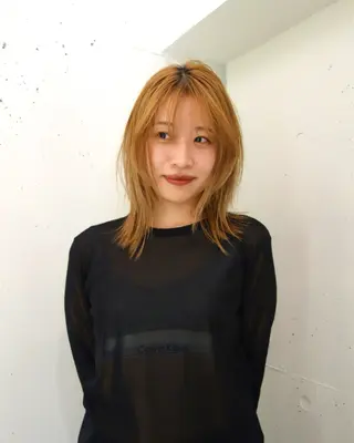 ミディアム 山元 翔平（shohei）のヘアスタイル