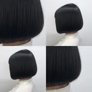 セミロング カラー パーマ ヘアアレンジ メンズ キッズ ネイル マツエク・マツパ 上品＆韓国風 🥀海心🥀のヘアスタイル