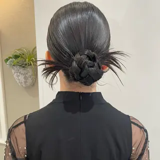 ヘアアレンジ 🎟ブリーチなし/艶 /暖色🎀くるみのヘアスタイル