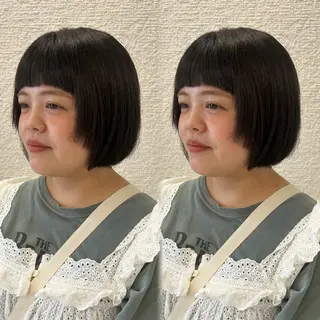 ショート ツヤ髪/ボブ/アレ ンジ🌿yuiのヘアスタイル