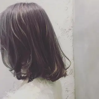 ミディアム カラー 髪質改善✨艶髪✨ 古寺隆佑のヘアスタイル