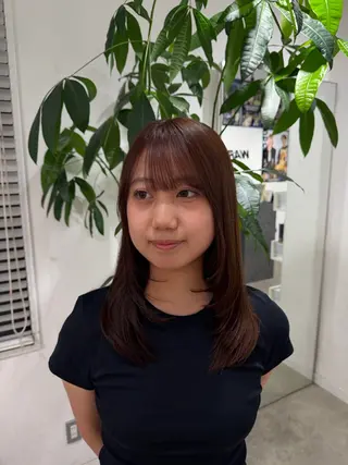 セミロング ハイトーン /スパイキーショートのヘアスタイル
