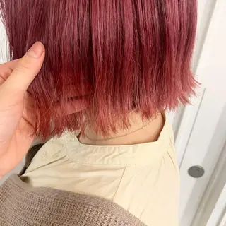ミディアム カラー ブリーチ/推しカラー moe🐰🌷のヘアスタイル