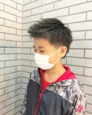 ショート メンズ キッズ 中村 よしひでのヘアスタイル
