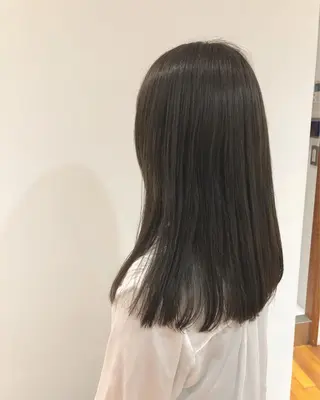 セミロング カラー 白髪ぼかし/ショート /ミニボブだいじのヘアスタイル