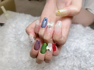 ネイル 🖤Hitomi🖤 7月予約受付中‼️のネイルデザイン