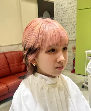 ミディアム カラー くぼたひより /モデル様募集中のヘアスタイル