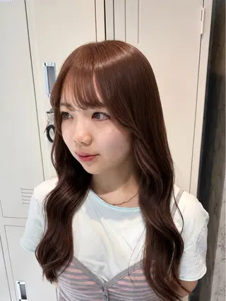 ロング カラー 🎀ིྀ韓国風 艶カラー🤍ྀི小澤のヘアスタイル