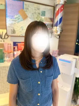 セミロング 🩵KUREA🩵 /似合わせカットのヘアスタイル