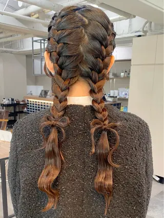 ロング ヘアアレンジ 🌼髪質改善･アレン ジ･レイヤー🌼のヘアスタイル
