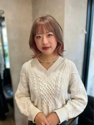 ミディアム レイヤー♡ຼ ボブ/renaのヘアスタイル