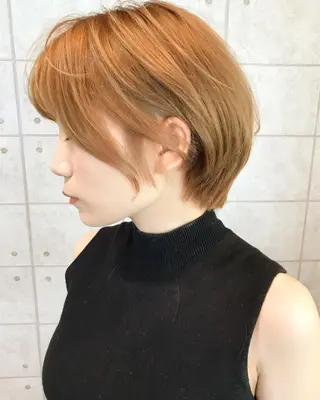 ショート 縮毛矯正/ 髪質改善 /ショート 圍 崇行のヘアスタイル