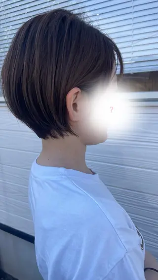 ショート ビヨウシツトリコ よねたにみなのヘアスタイル