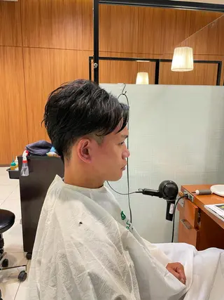 ショート パーマ メンズ 髙田 千華 髪質改善ストレートのヘアスタイル