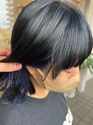 ミディアム anhelo髪質改善 メテオ髪質改善名駅のヘアスタイル