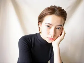 ミディアム カラー パーマ ヘアアレンジ newi grande 横浜店のヘアスタイル