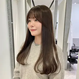 ロング カラー ベージュ🤎透明感 カラー🤎anriのヘアスタイル