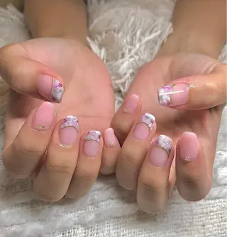 ショート カラー パーマ ヘアアレンジ メンズ キッズ ネイル マツエク・マツパ el. by Aoのネイルデザイン
