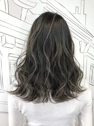 ロング 坪井 彰吾のヘアスタイル