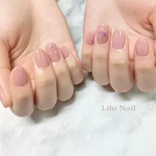 ネイル モチの良さ◉ フィルインネイル♡のネイルデザイン