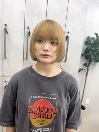 ショート 髪質改善/ベージュ 🎀mikuのヘアスタイル