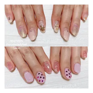 ミディアム ネイル 🐾enen style 🐾のネイルデザイン