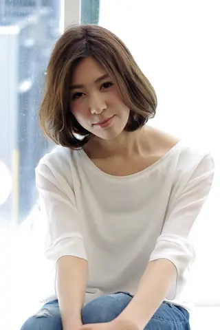 ミディアム カラー 松田 光雄のヘアスタイル
